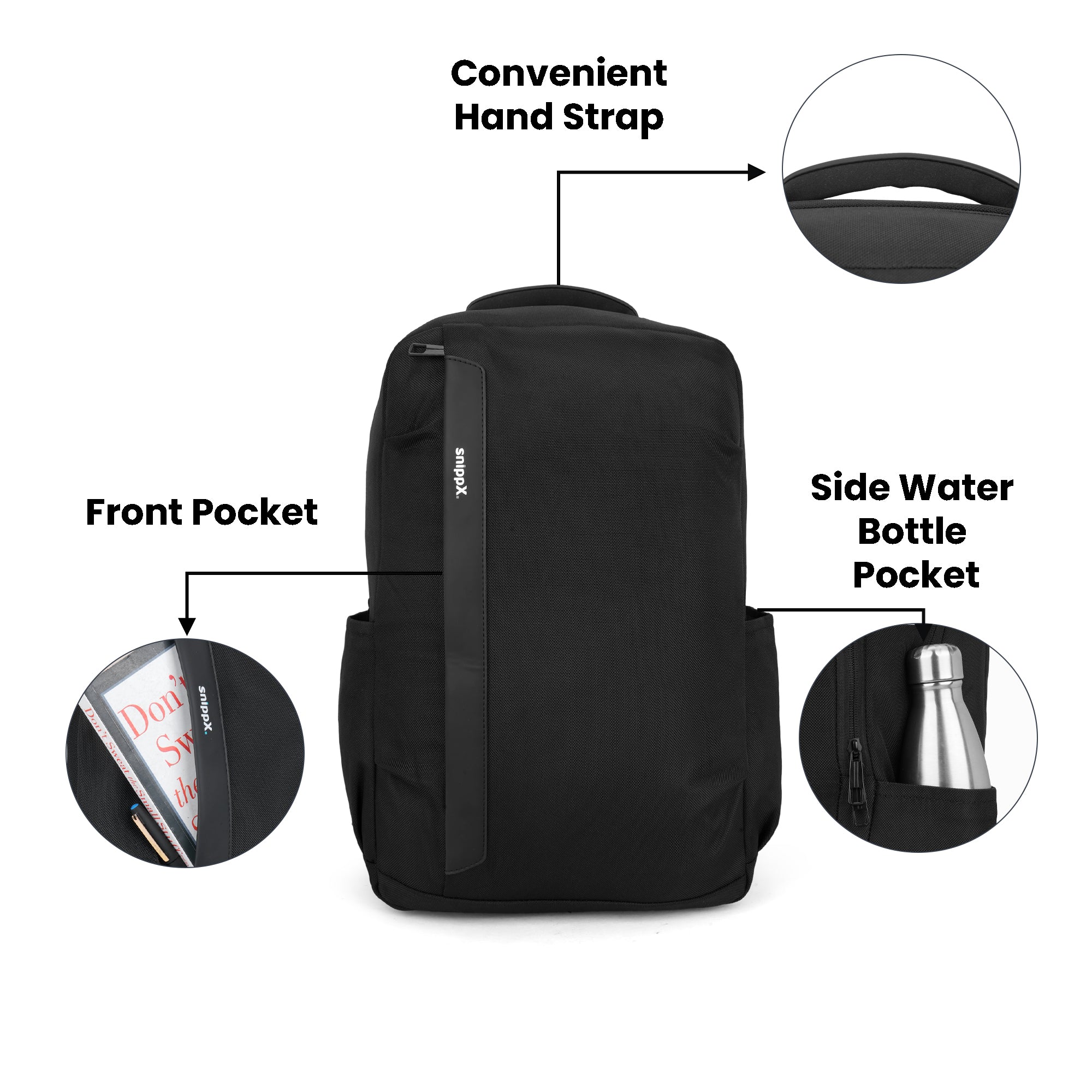 Steinley Workpack 24L Laptop Backpack | Water Resistant Office College Backpack for Daily Use | 17.5 Inch Padded Laptop Sleeve | Travel Backpack.