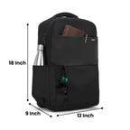 Onyx Wanderer Laptop Backpack for Office College & Daily Use | 24L Water Resistant Backpack| Minimal Travel Bag with Padded Laptop Sleeve & Organizer.