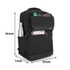 Noir Backpack 24L | Laptop Backpack for Daily Use & Office | Luggage Trolley Sleeve | Laptop Bag with Quick Access Pocket.
