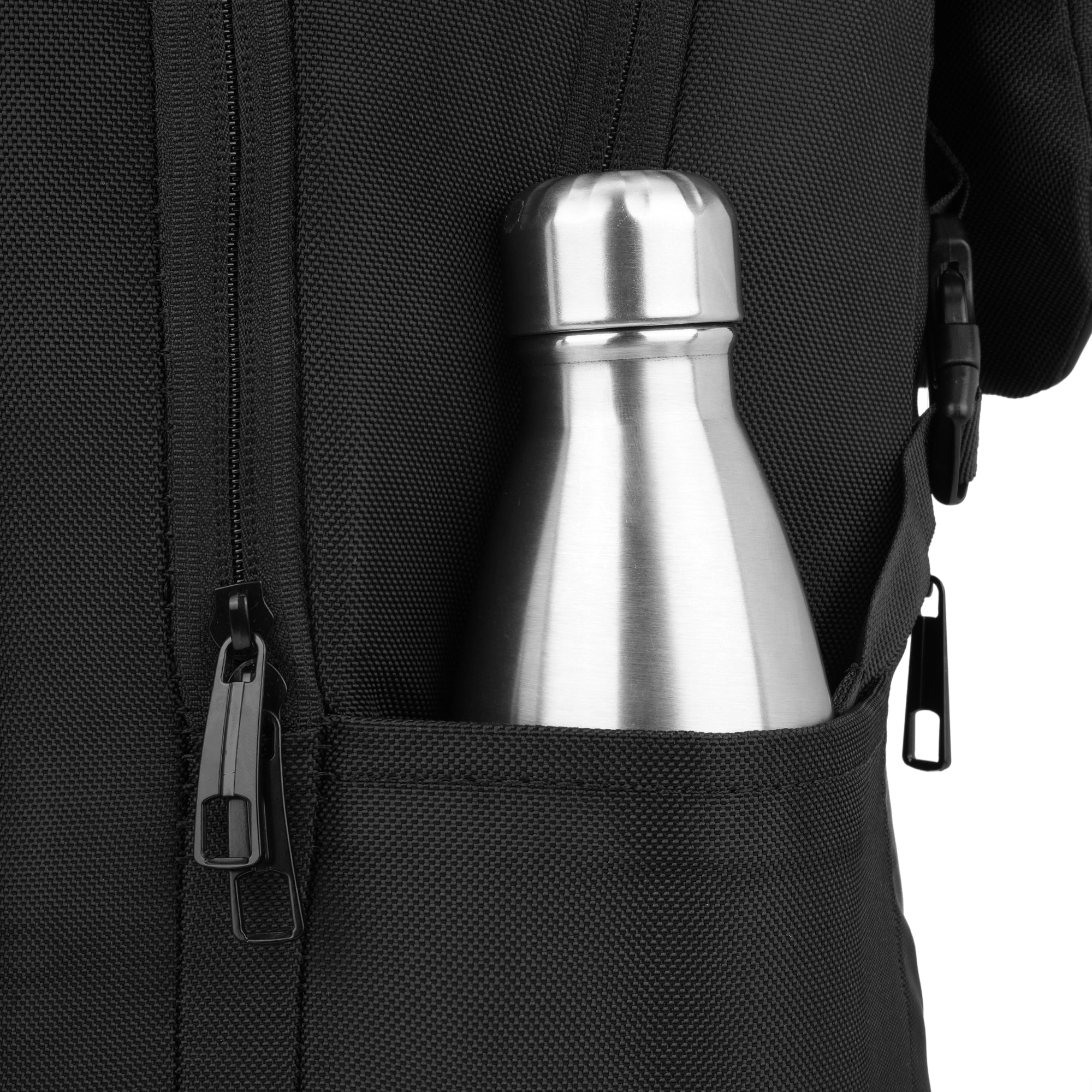 Noir Backpack 24L | Laptop Backpack for Daily Use & Office | Luggage Trolley Sleeve | Laptop Bag with Quick Access Pocket.