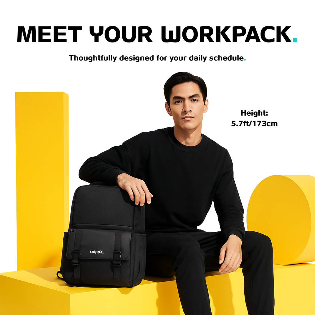 Utility Workpack 24L Laptop Backpack | Water Resistant Office College Travel Backpack for Daily Use | 17.5 Inch Padded Laptop Sleeve | Utility Pockets with Quick Access.