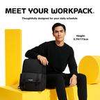 Utility Workpack 24L Laptop Backpack | Water Resistant Office College Travel Backpack for Daily Use | 17.5 Inch Padded Laptop Sleeve | Utility Pockets with Quick Access.